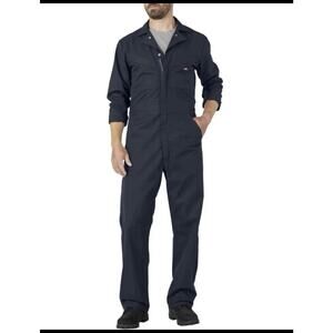 Genuine Dickies Men's Large-Tall Dark Navy Blue Coveralls New Mfg. Tag Attached!